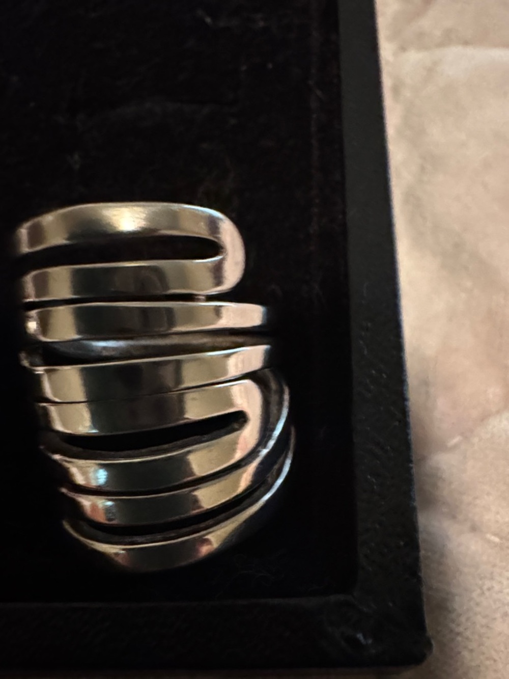 Silpada Sterling Silver 925 Modern Chunky Statement Ring